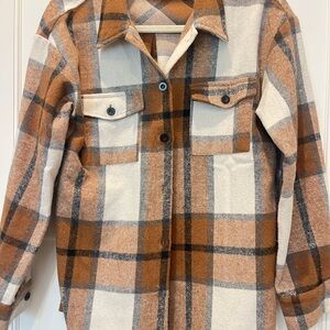 Flannel Thick- Caramel & Cream